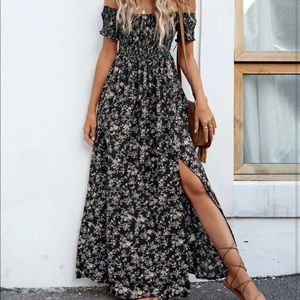 Shein Floral Maxi Dress